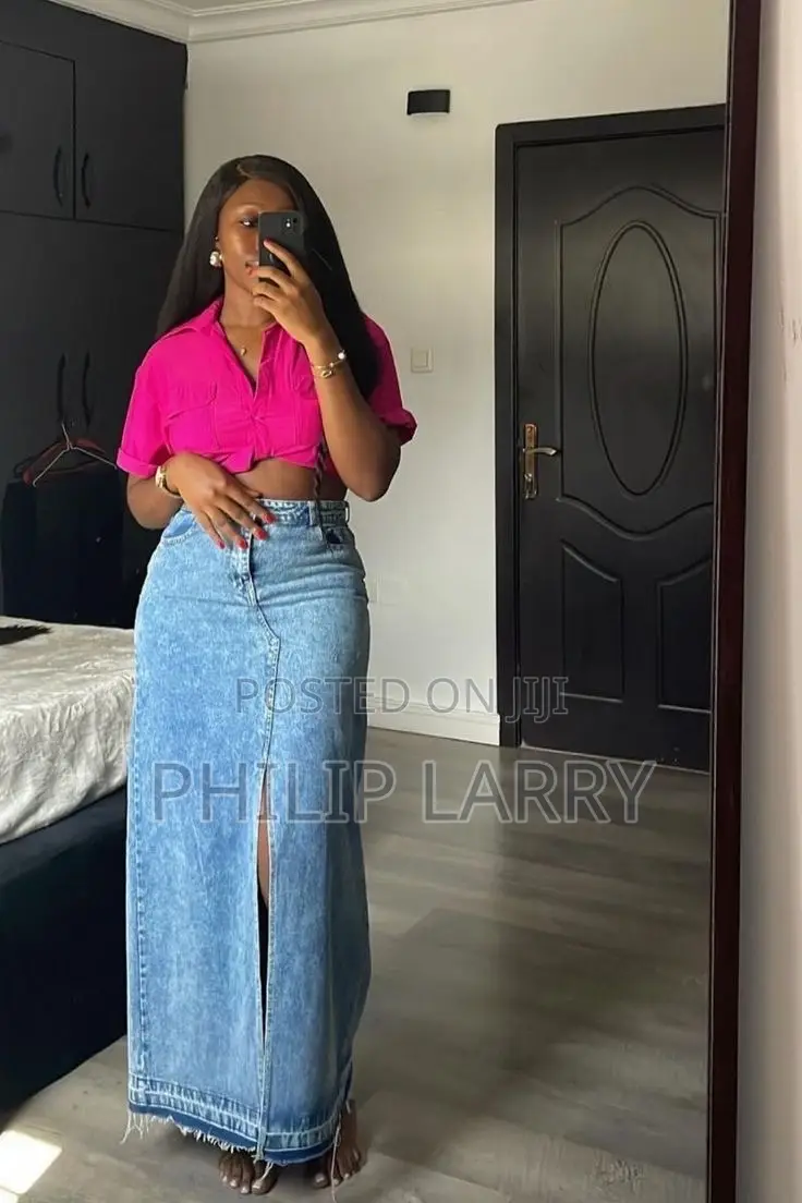 Maxi Jeans Skirts