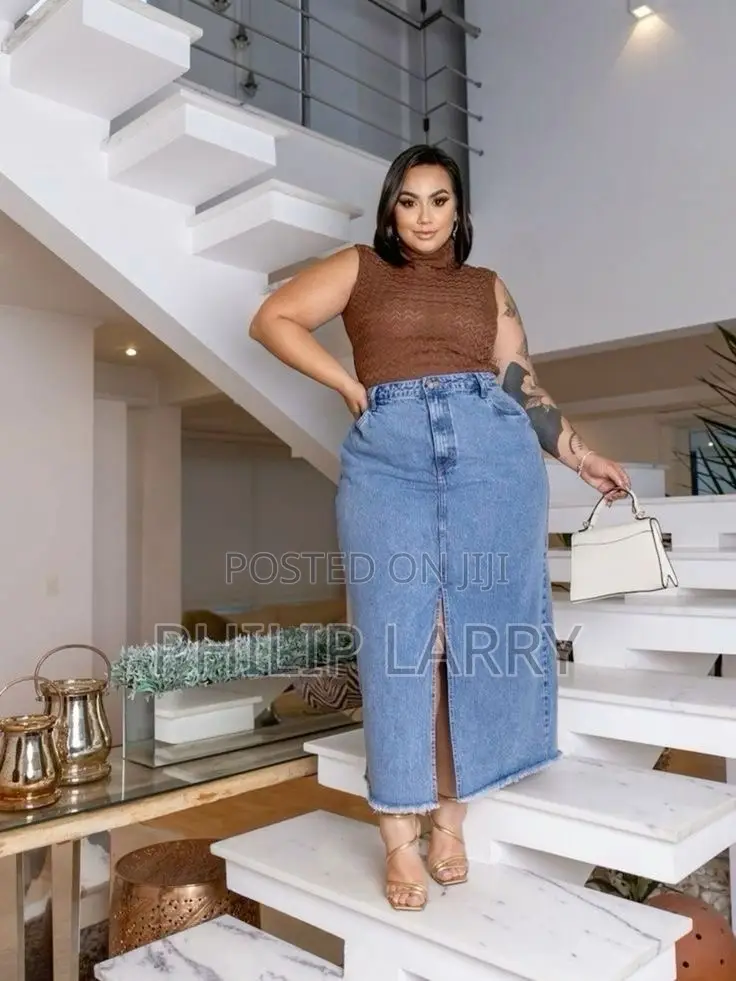 Maxi Jeans Skirts