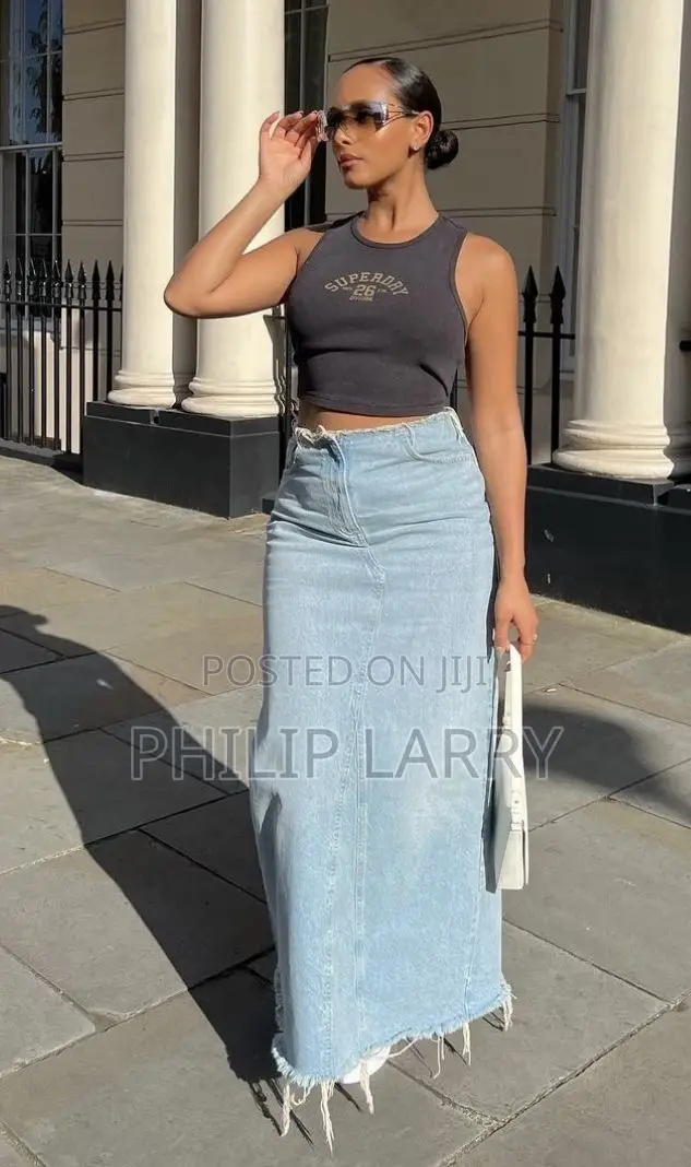 Maxi Jeans Skirts