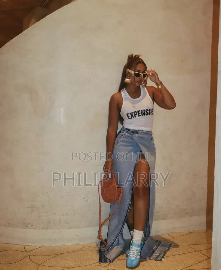 Maxi Jeans Skirts