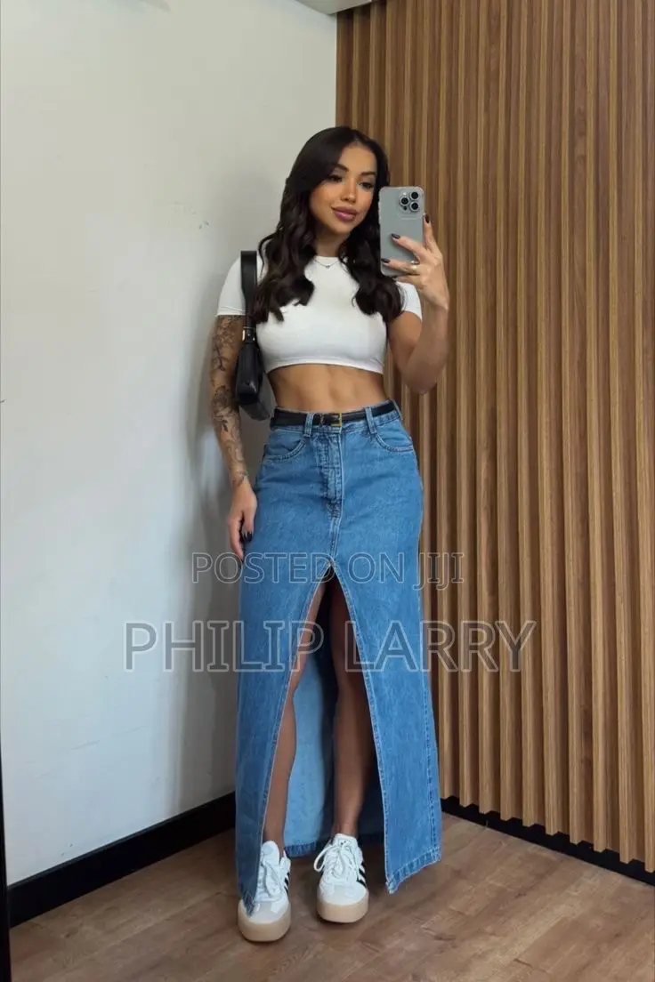 Maxi Jeans Skirts