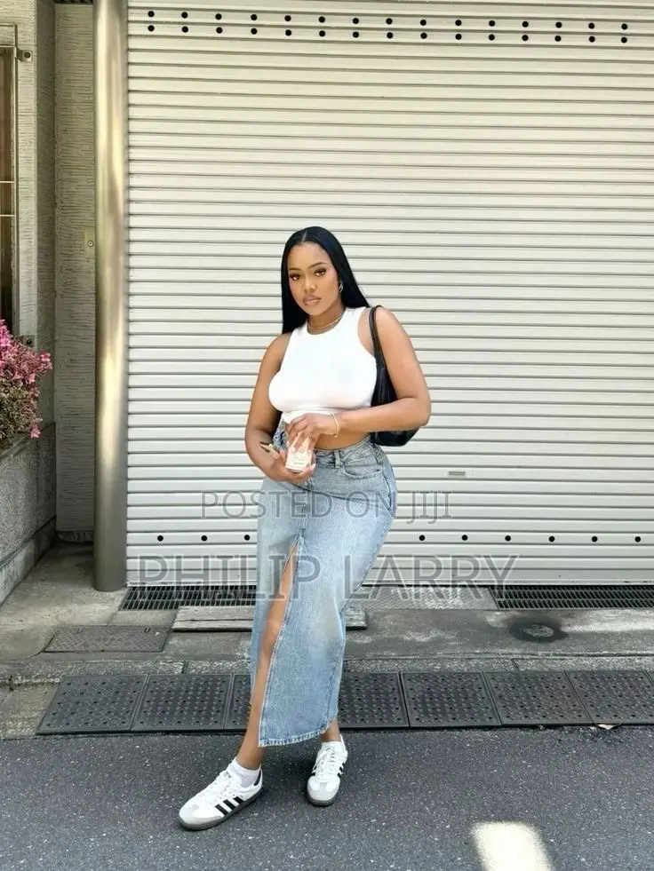 Maxi Jeans Skirts