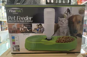 Pet 2 in 1 Feeding Bowls With Bottle