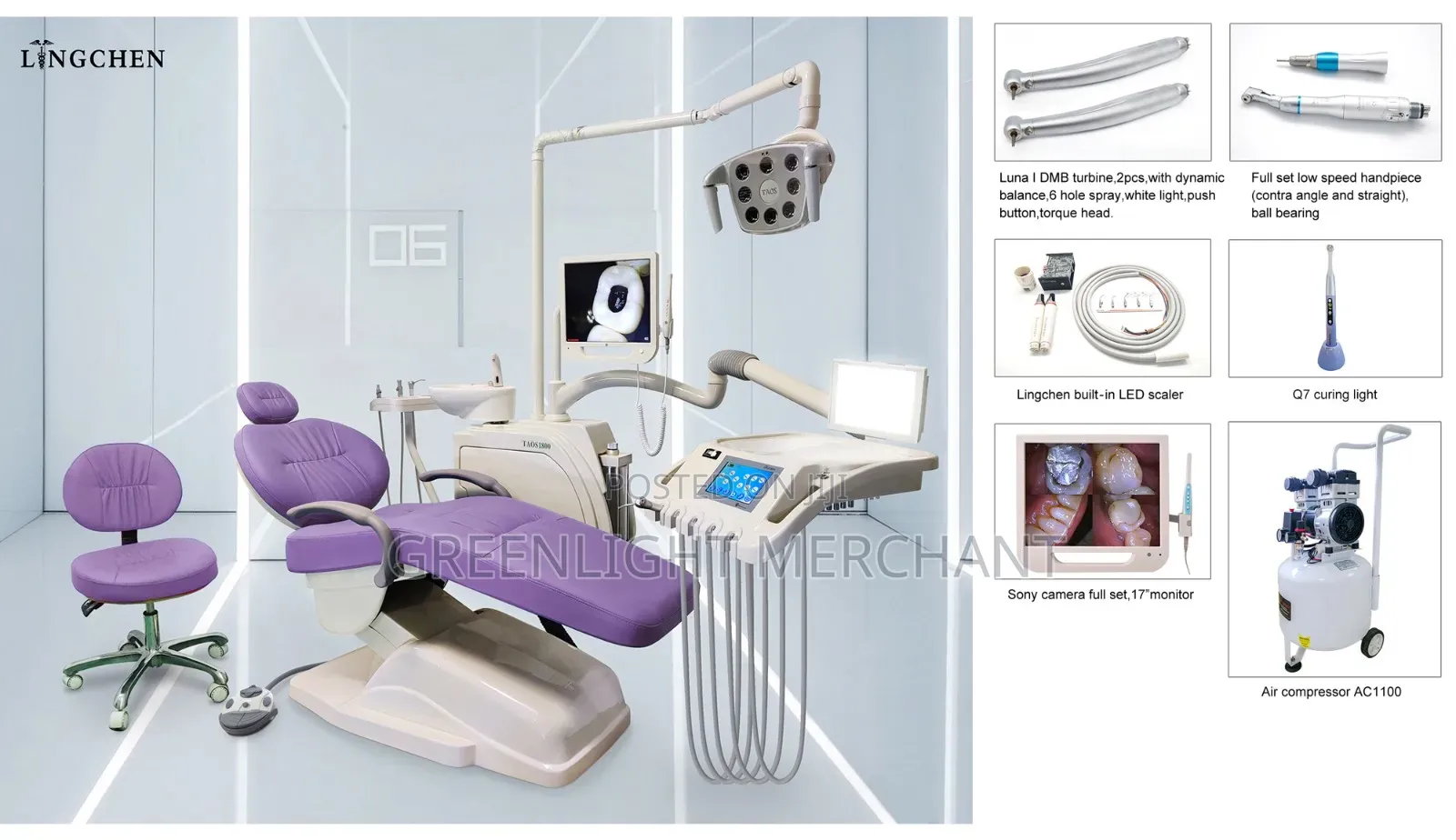 Modern Dental Chair Complete Setup