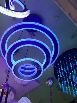 Ceiling 3 Color Led Chandelier Light.
