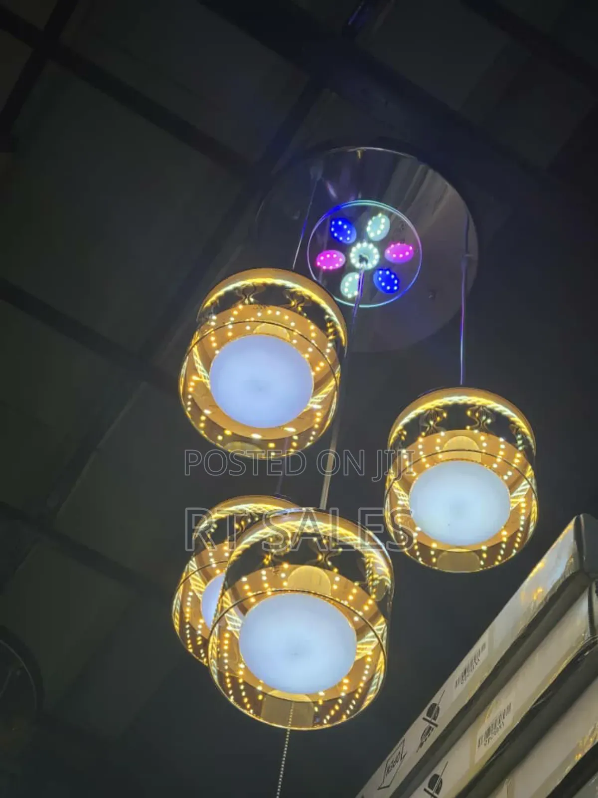 Multiple Colors Chandelier Light.