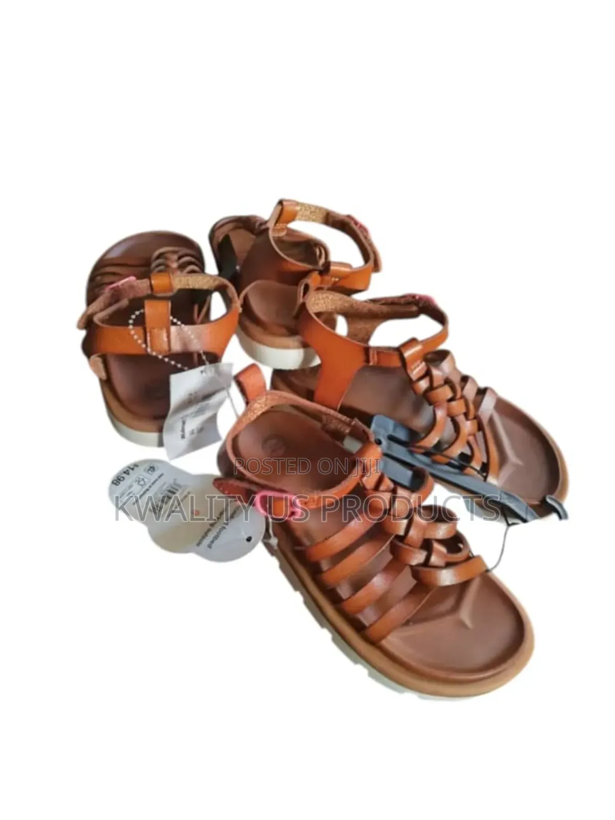 Wonder Nation Girls Gladiator Sandals - 2 to 4 Years