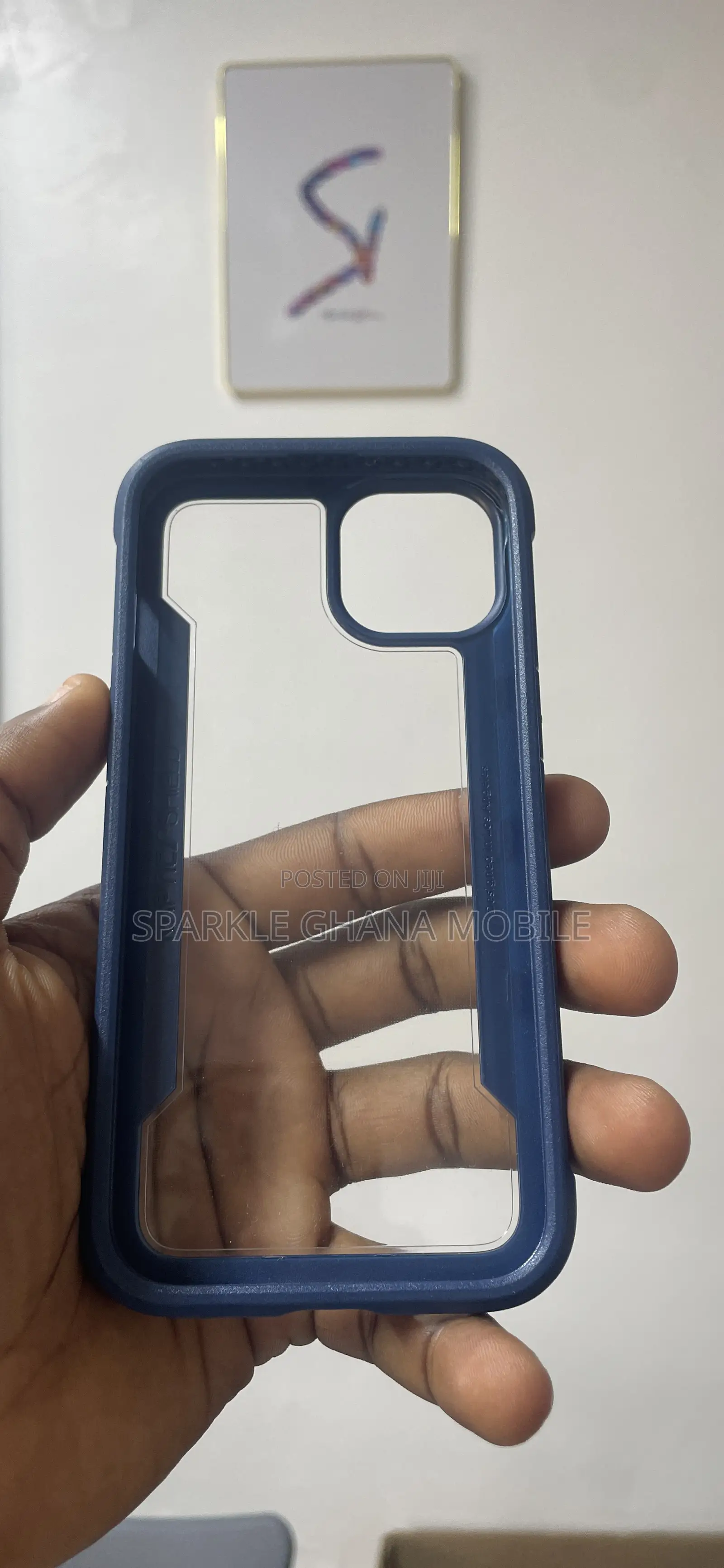 iPhone 13 Blue Transparent Case