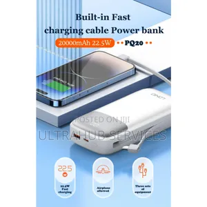 Ldnio Pq20 20000mah 22.5w Fast Charging Power Bank