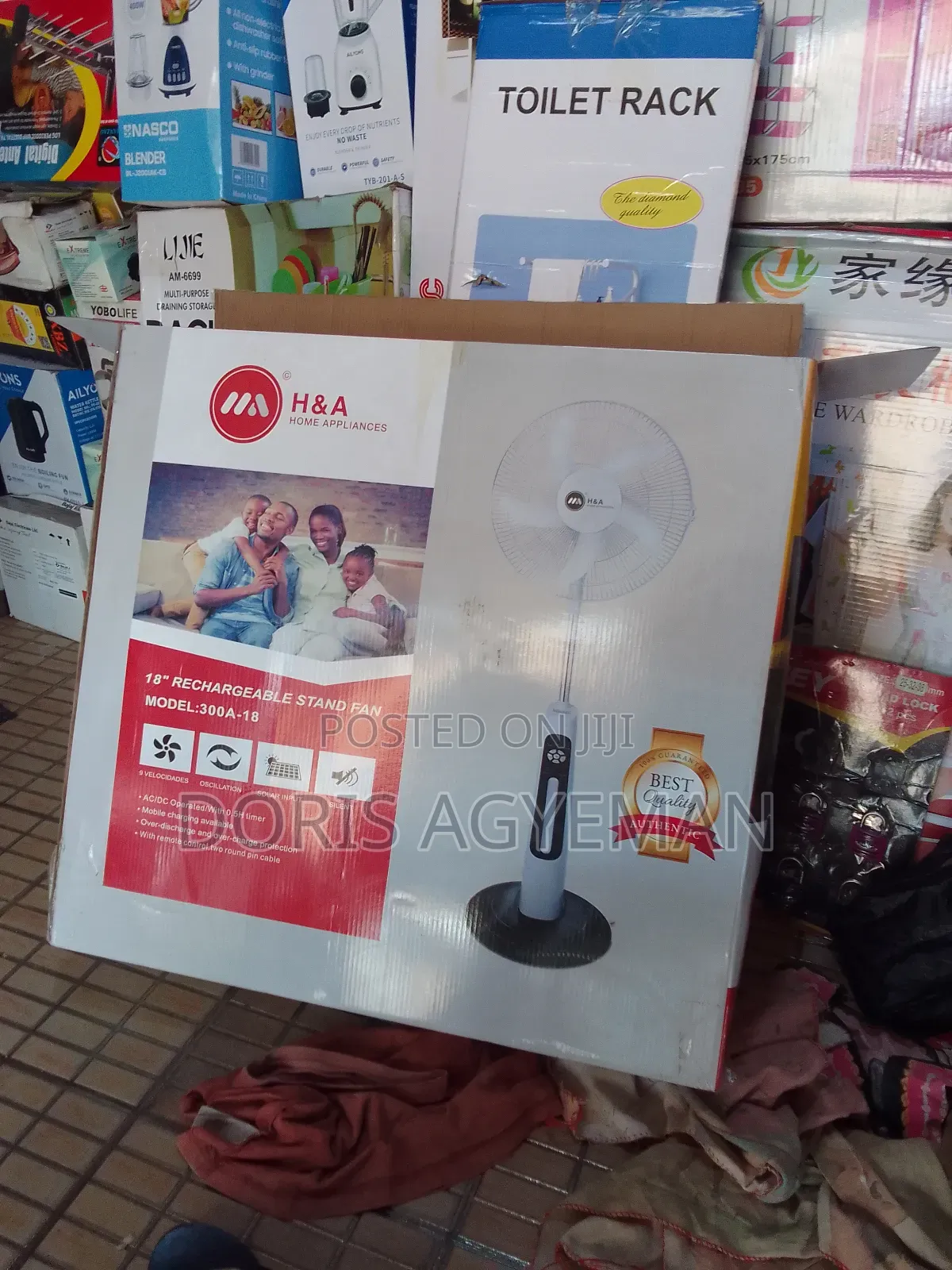 Rechargeable Fan
