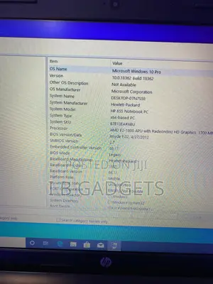 Laptop HP 655 8GB Intel Core I5 HDD 500GB