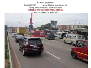 Ritz JNC Madina to Adenta 9/6 Billboard Available for Rent