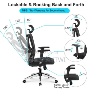 Ticova Ergonomic Mesh Office Chair From Uk