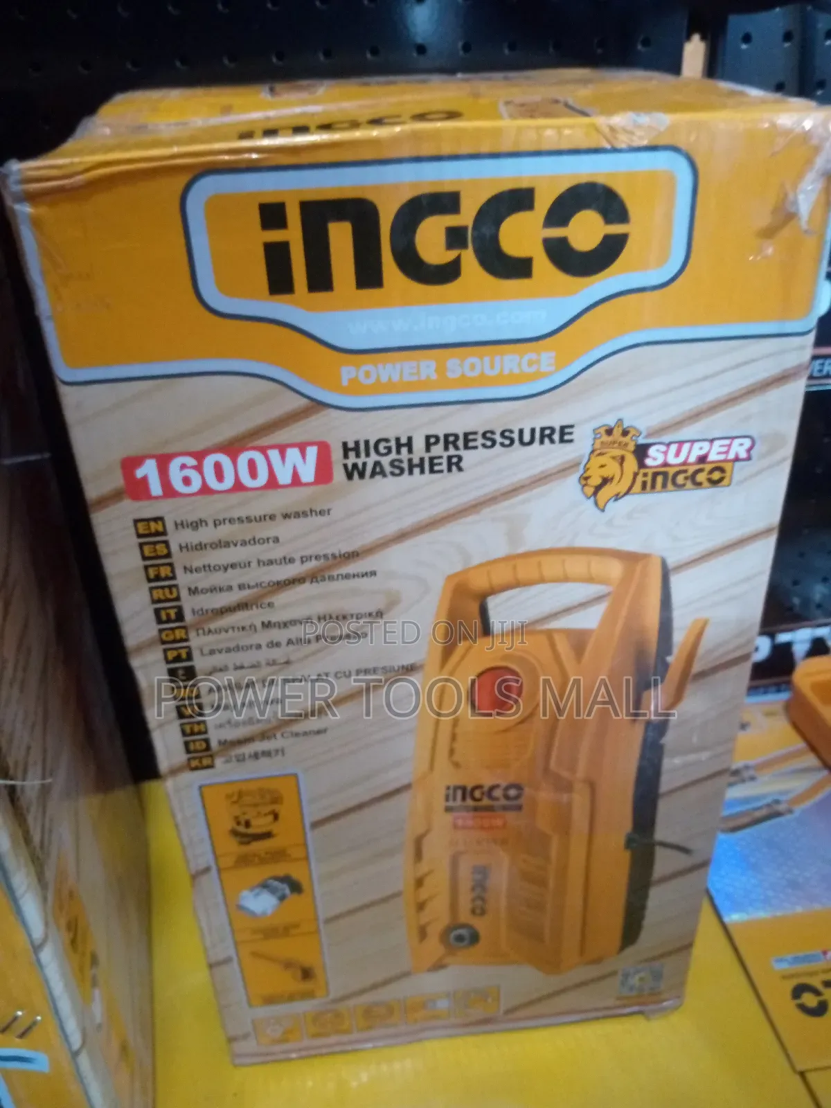 1,600w Ingco Pressure Washer