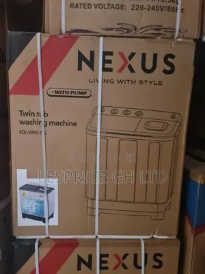 Nexus 7kg Washer- Clean Clothes, Less Efforts