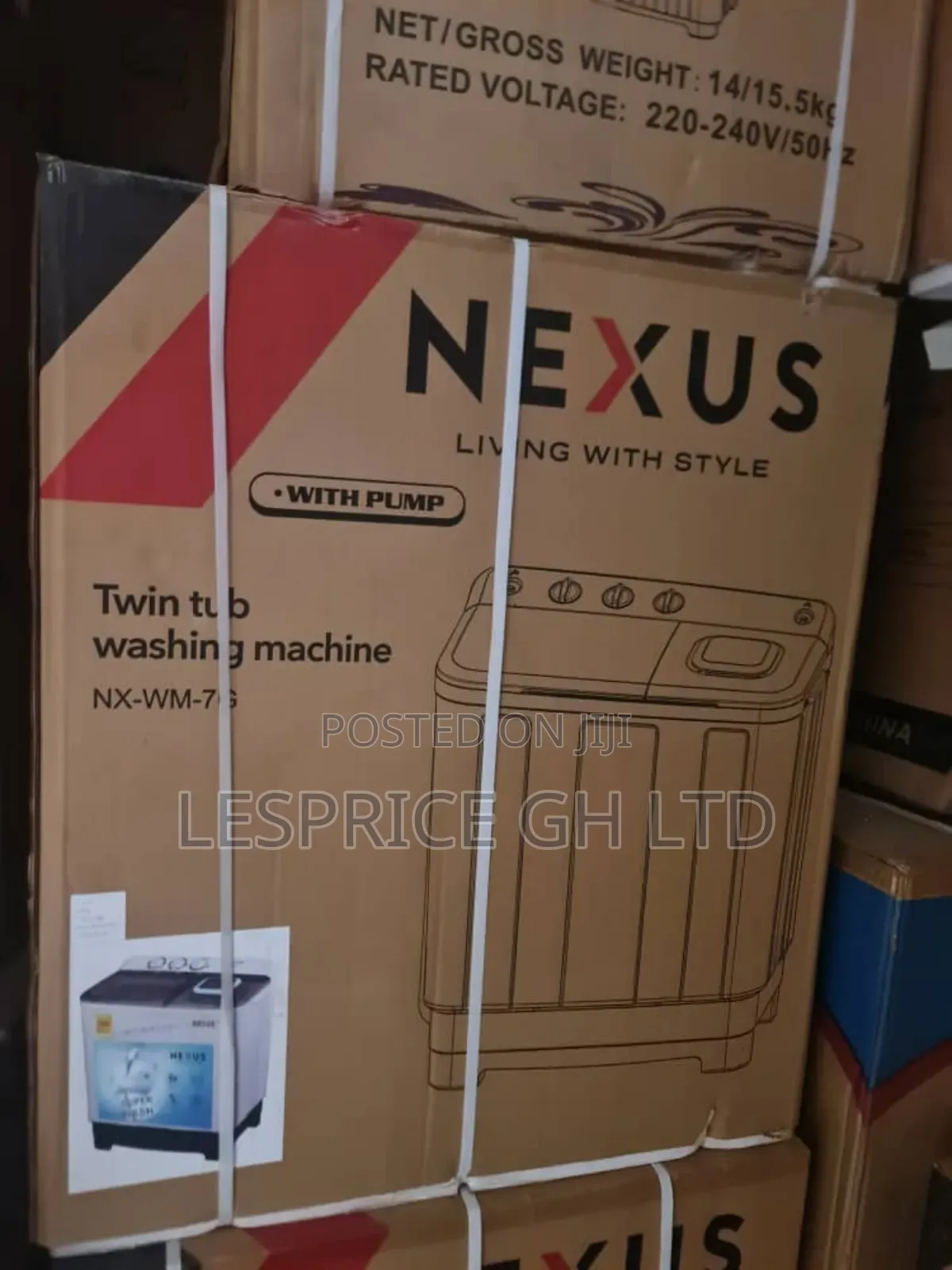 Reliable Nexus 7kg Washing Machine!