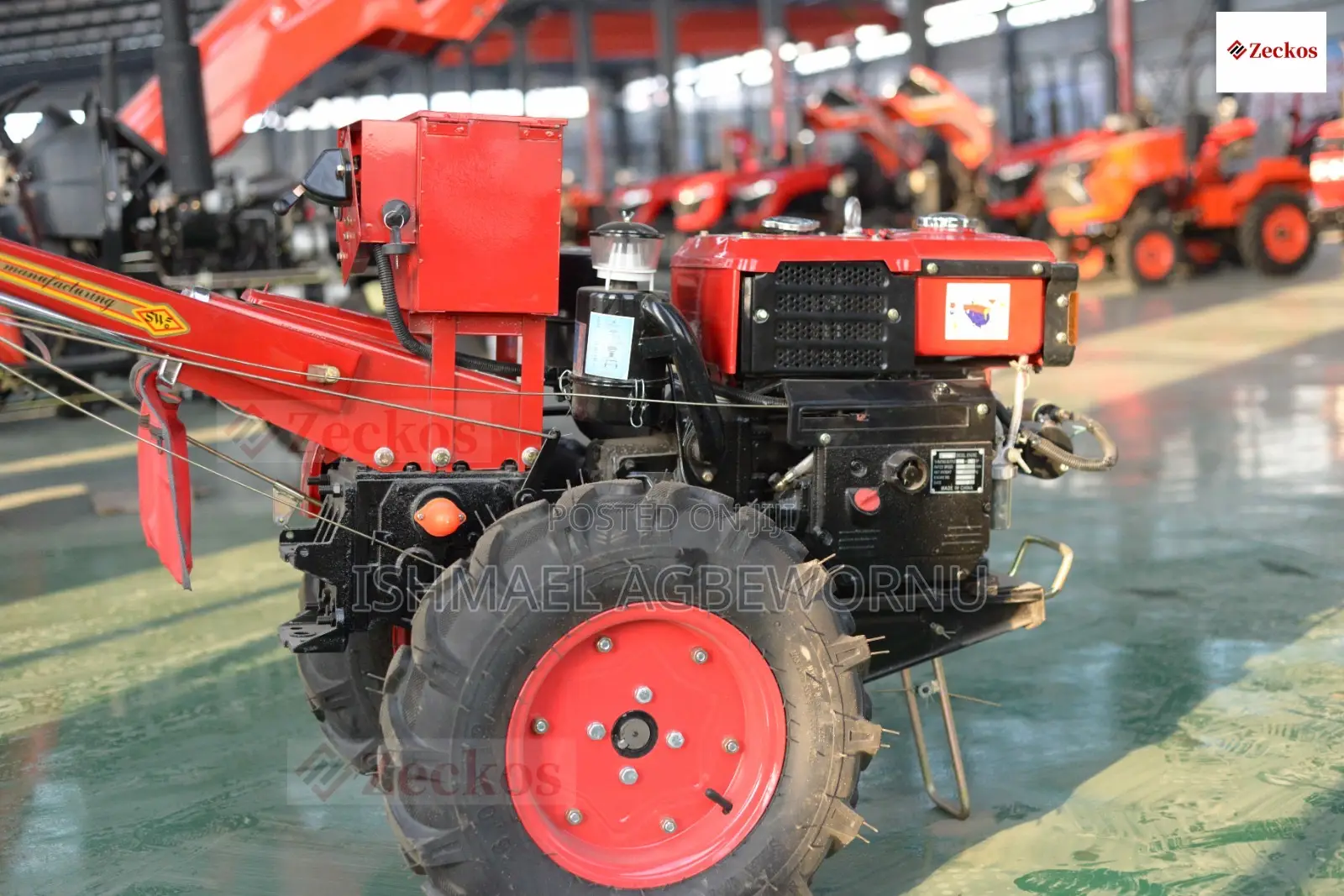 12hp Walking Tractor With Tiller