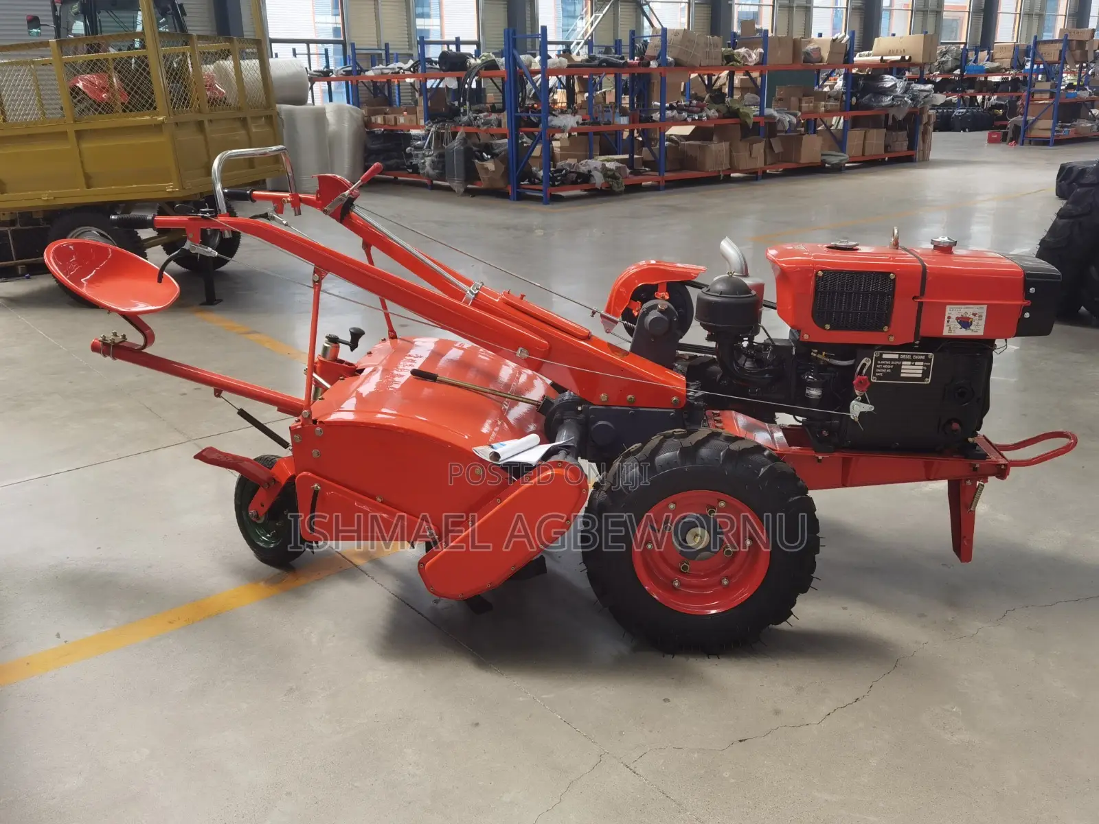 15 Walking Tractor With Tiller and Plough