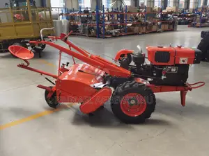 15 Walking Tractor With Tiller and Plough