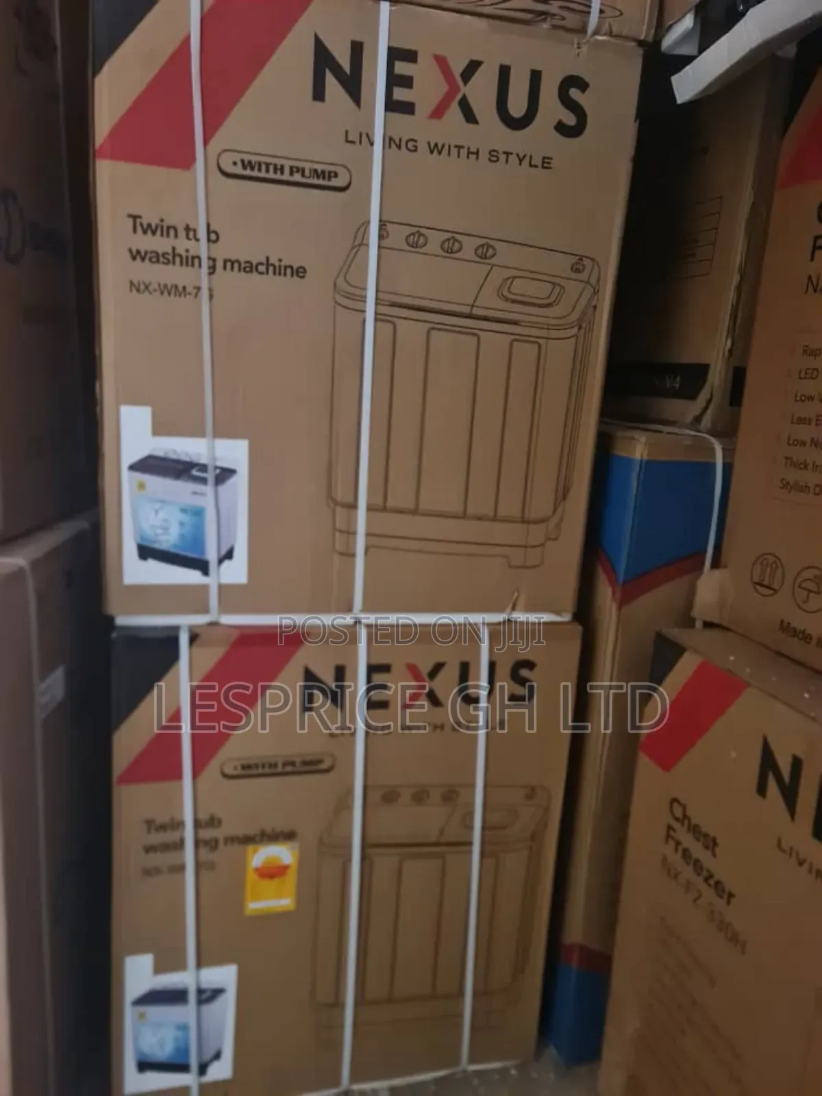 Nexus 7kg Semi Automatic Washer in Stock
