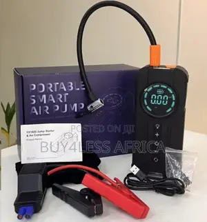Jump Starter With Air Pump and Usd Charger Support