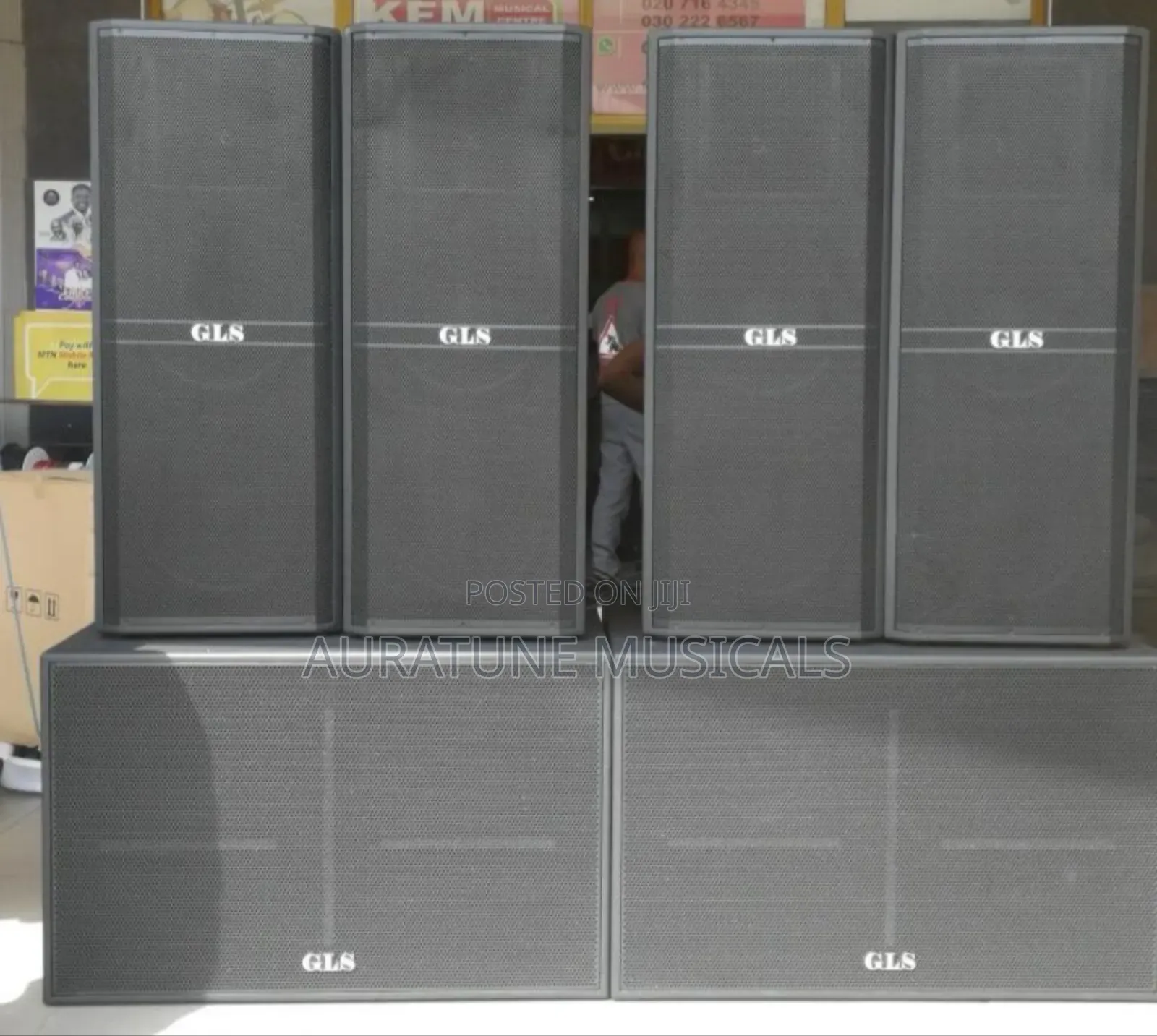 GLS Speaker Set With Amplifier Rack