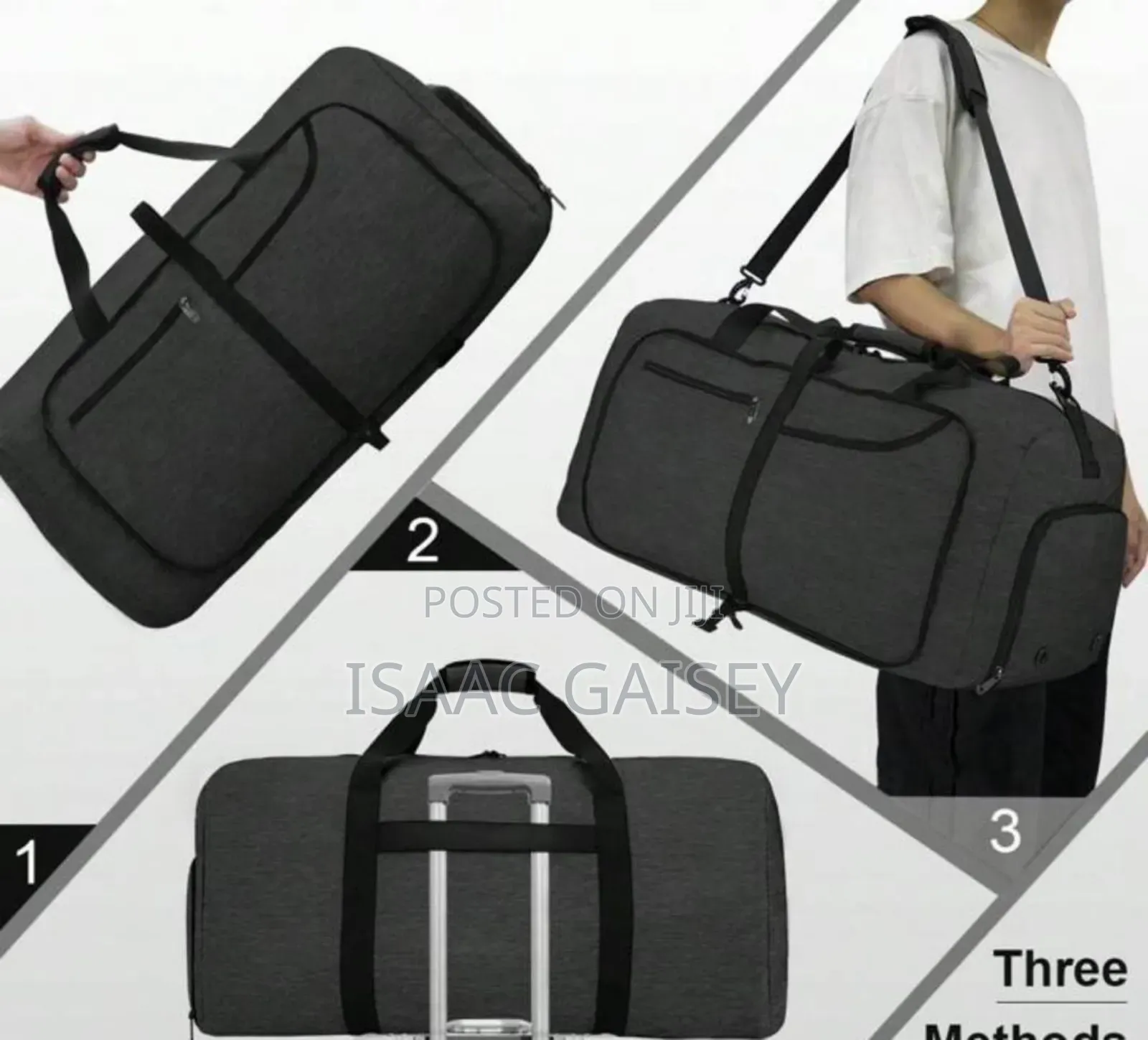 32" Extra Large Capacity Casual Unisex Foldable Duffle Bag