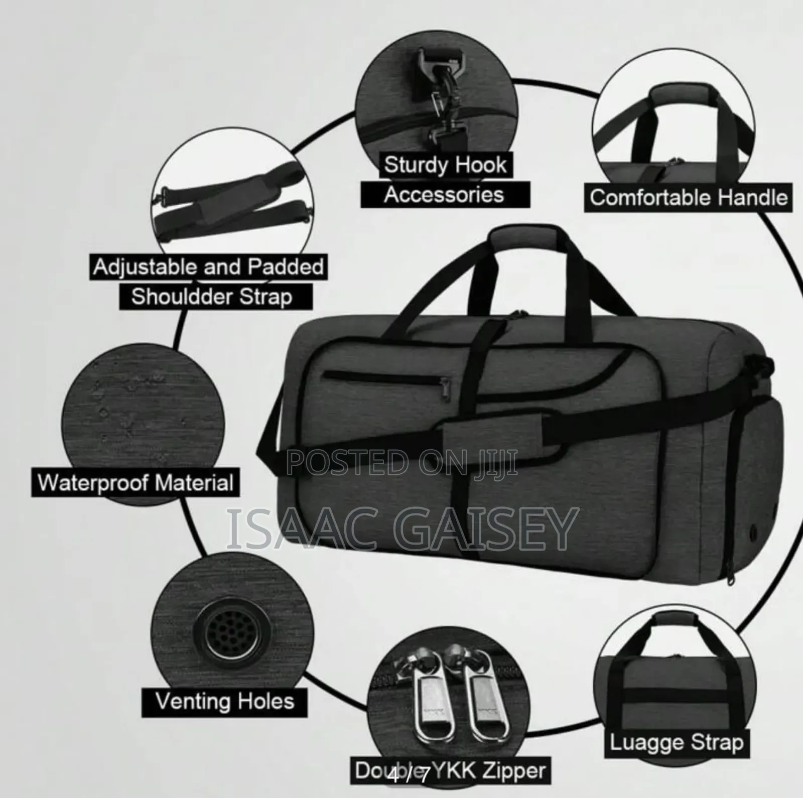 32" Extra Large Capacity Casual Unisex Foldable Duffle Bag