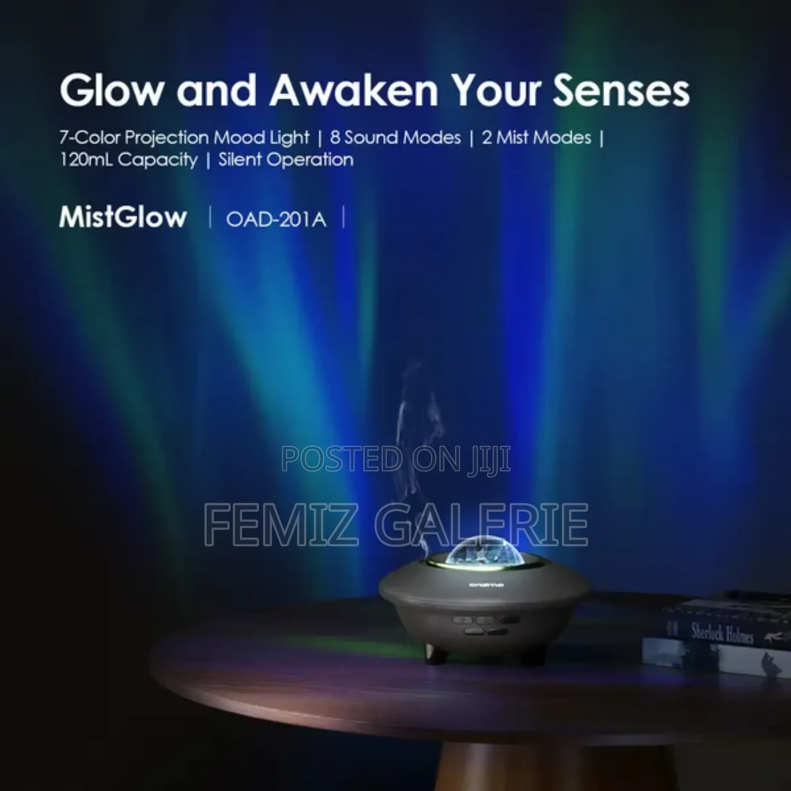 Oraimo Mist Glow Aroma Diffuser 120ml