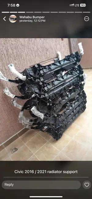 Honda Civic 2016,2017,2020,2021,2018,2019,Radiator Support