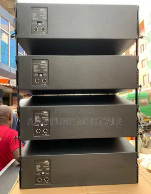 Jac Full Set of Line Array Speakers and Bass Speakers Setup