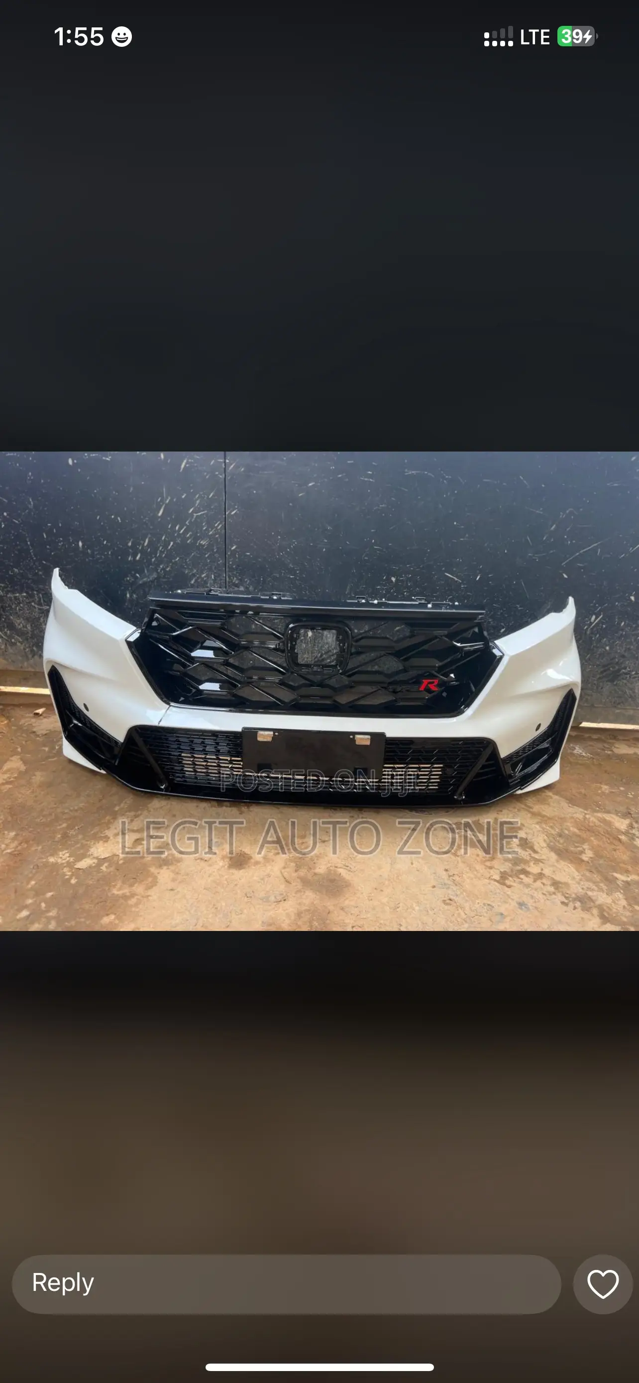 Honda CRV 2023,2024,2025 Front Bumper Complete