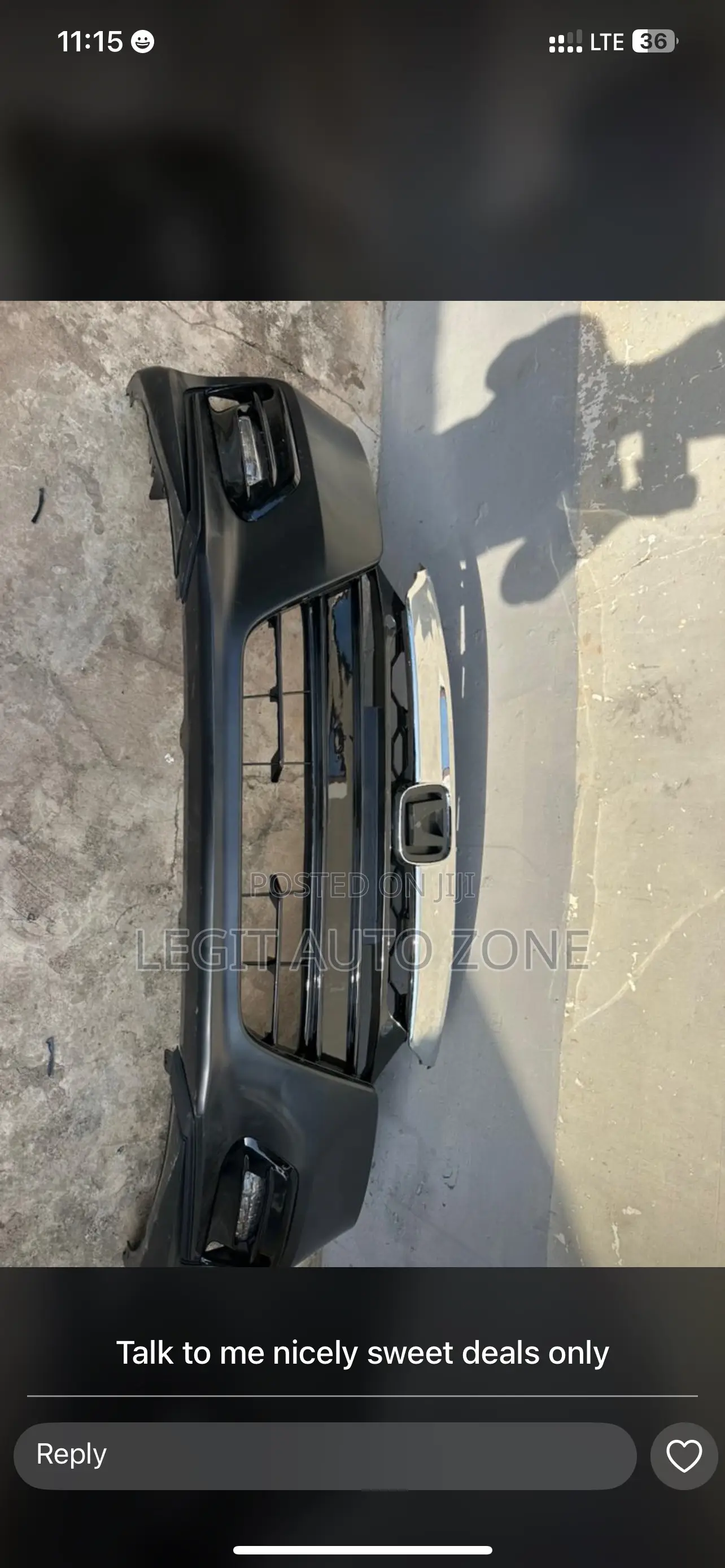 Honda Accord 2018,2019,2020, Front Bumper Complete