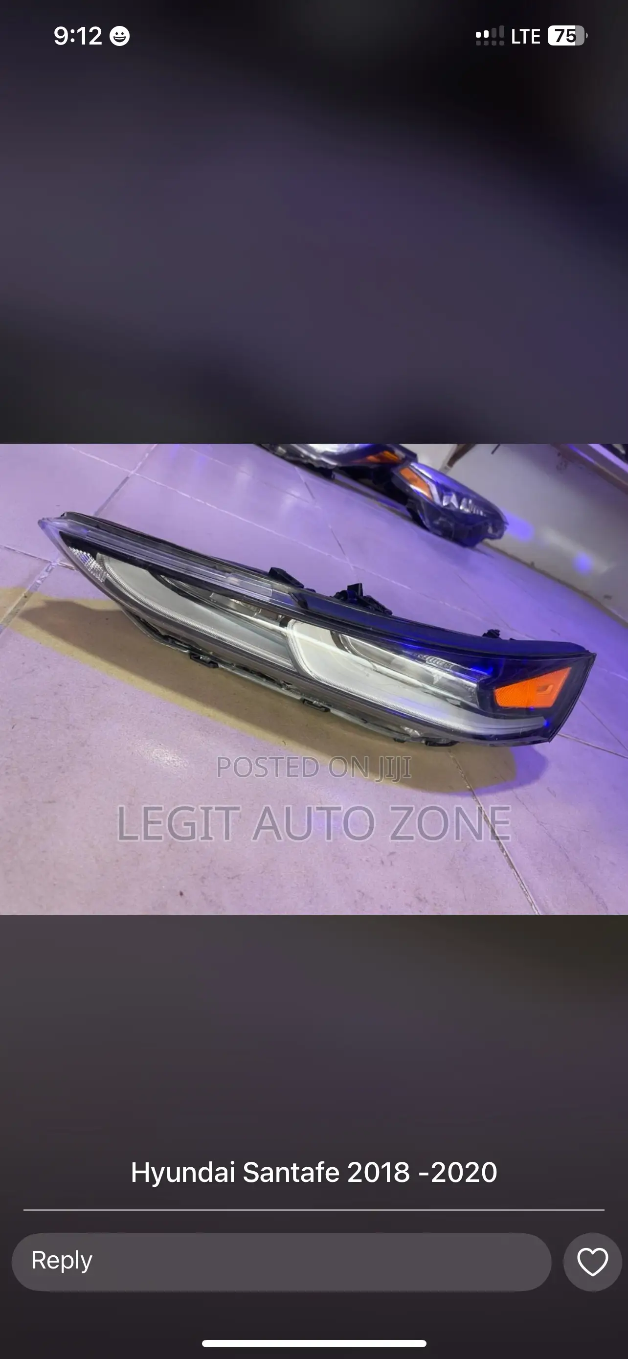 Hyundai Santafe 2018,2019,2020 Headlight
