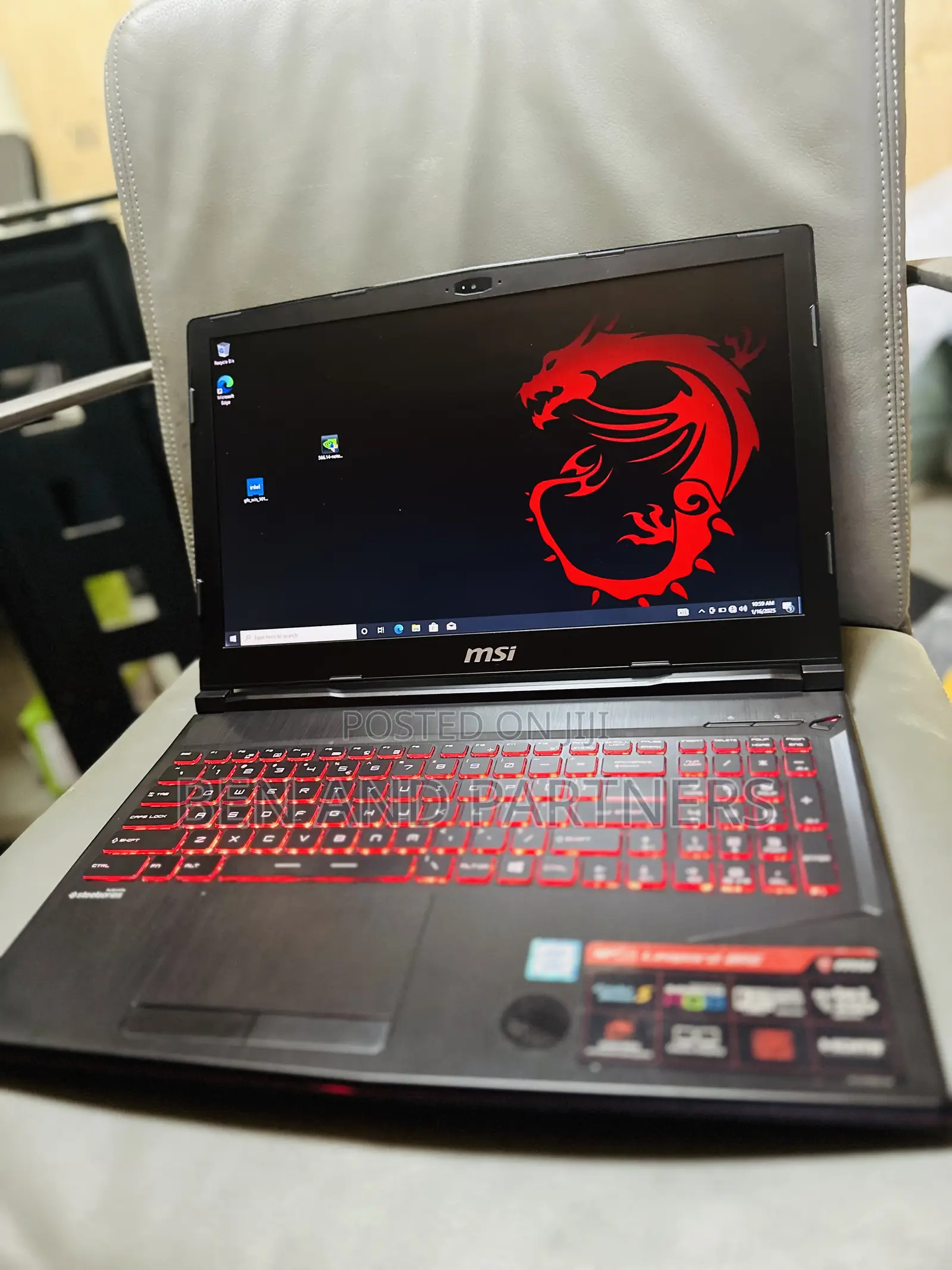Laptop MSI GP63 Leopard 8RE 16GB Intel Core i7 HDD+SSD 128GB