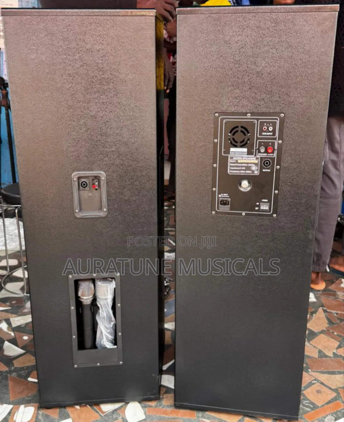Jac 15inches Active Speakers With Two Microphone