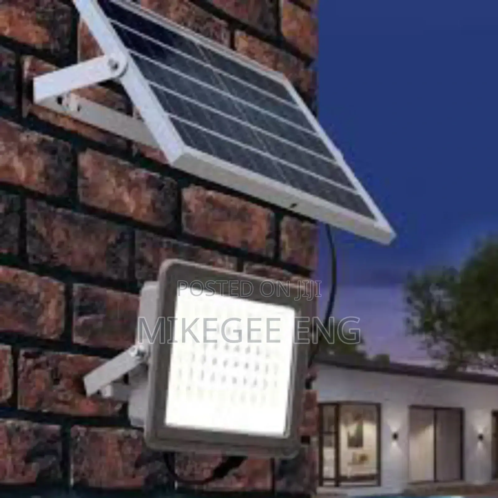 Solar Street Light and Flood Light Installation With 6 -8m Pole