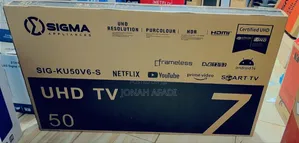 Sigma 50′′ Android Smart Frameless Led Tv| Youtube, Netflix