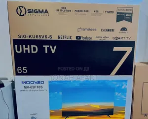 Sigma 65 Android Smart Frameless Led Tv| Youtube, Netflix