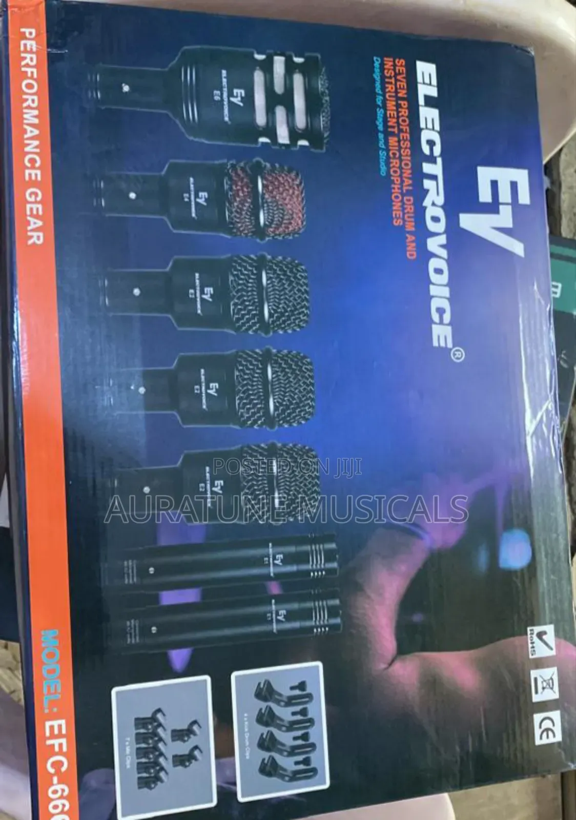 Electro-Voice (Ev) Efc-666 7-Piece Drum Microphone Set