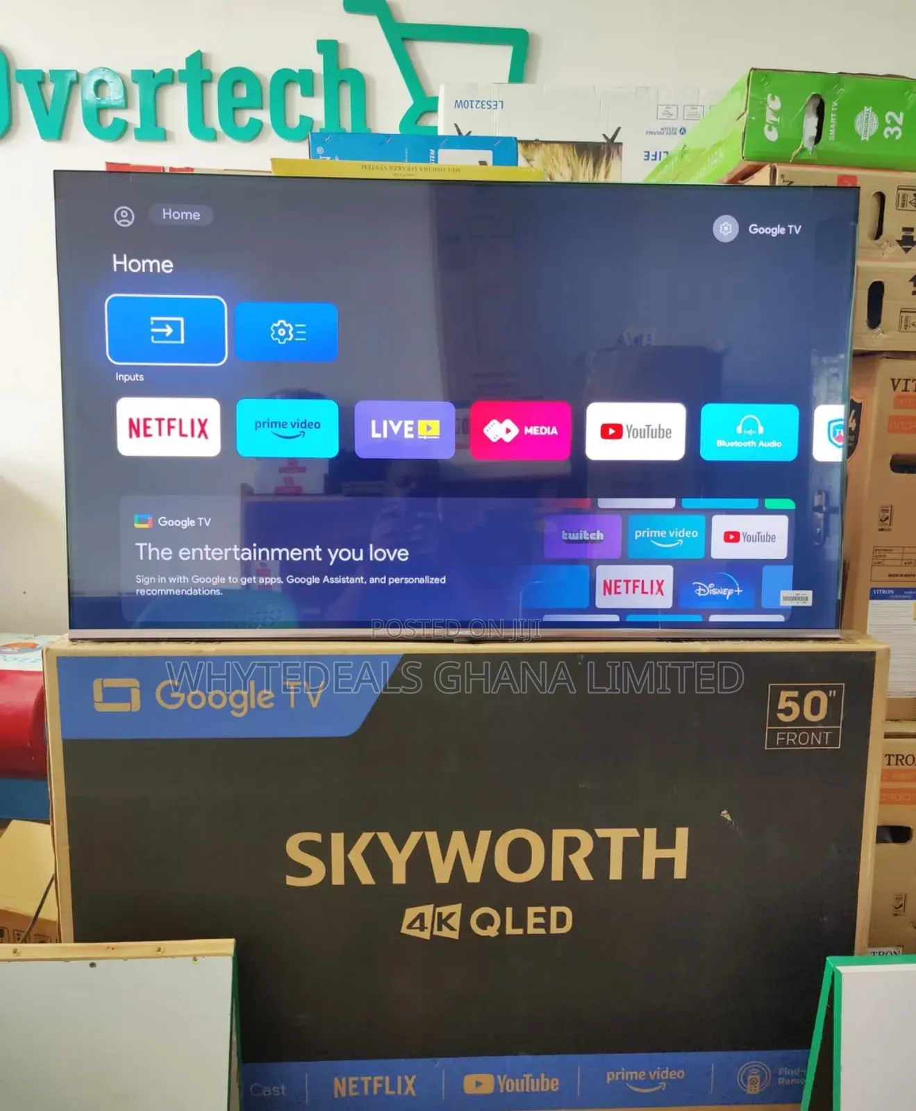 Skyworth 50" Android Smart Uhd Voice-Control Led Tv 2025
