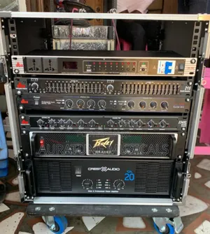 Electro-Voice Full Setup (Speakers With Amplifier Rack Set)