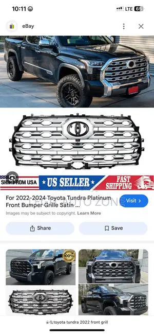 Toyota Tundra 2022,2023,2024,Front Shells/Grill