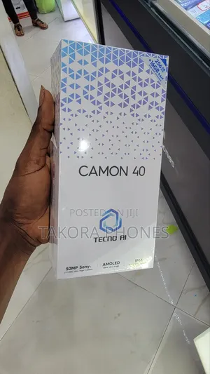 New Tecno Camon 40 128 GB Black