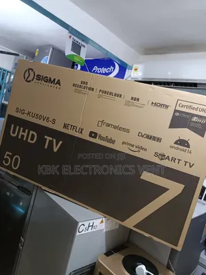 Sigma 50" Flameless Smart Uhd Satellite Led Tv