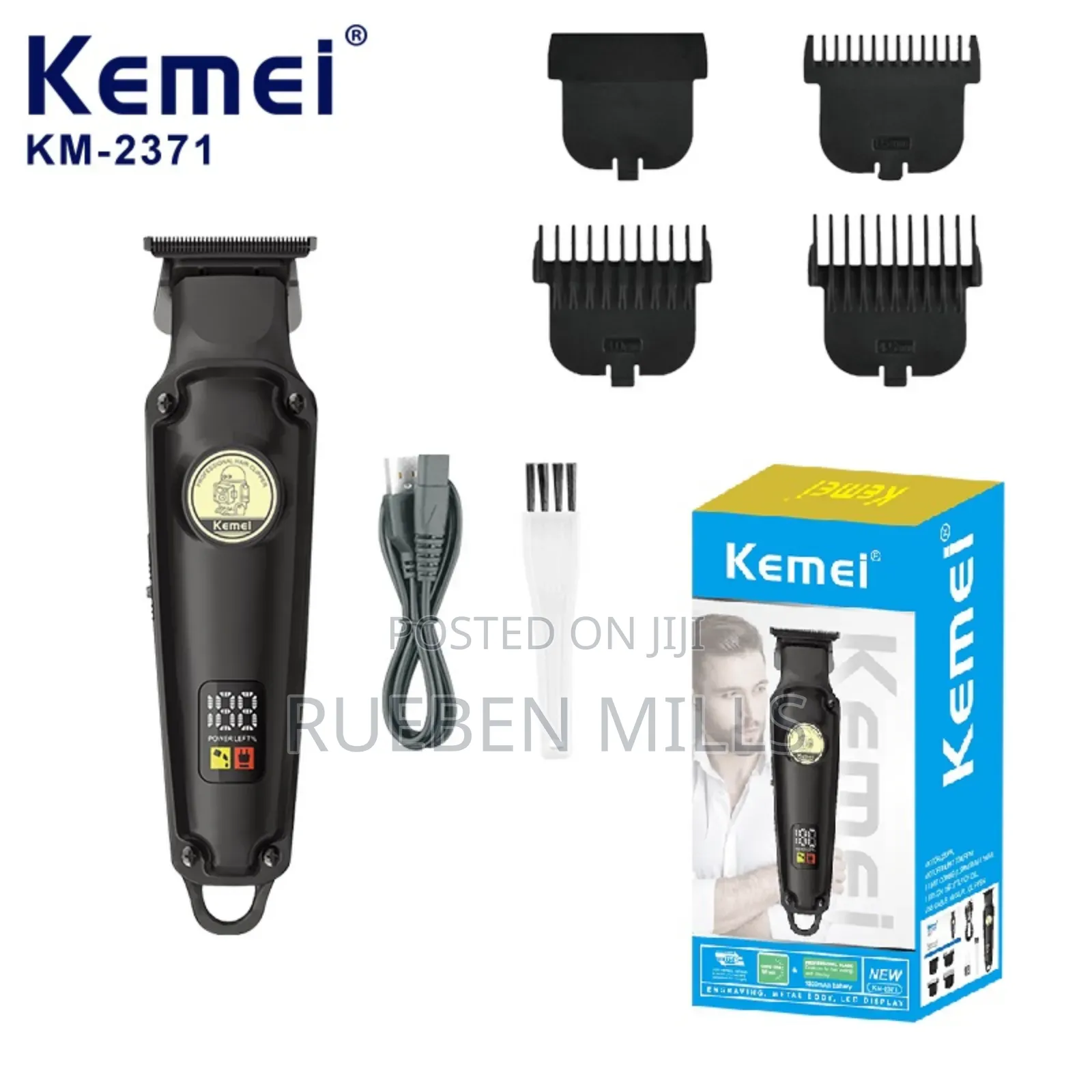 Best-High-Quality Kemei Km2371 Razor Sharp Beard Trimmer