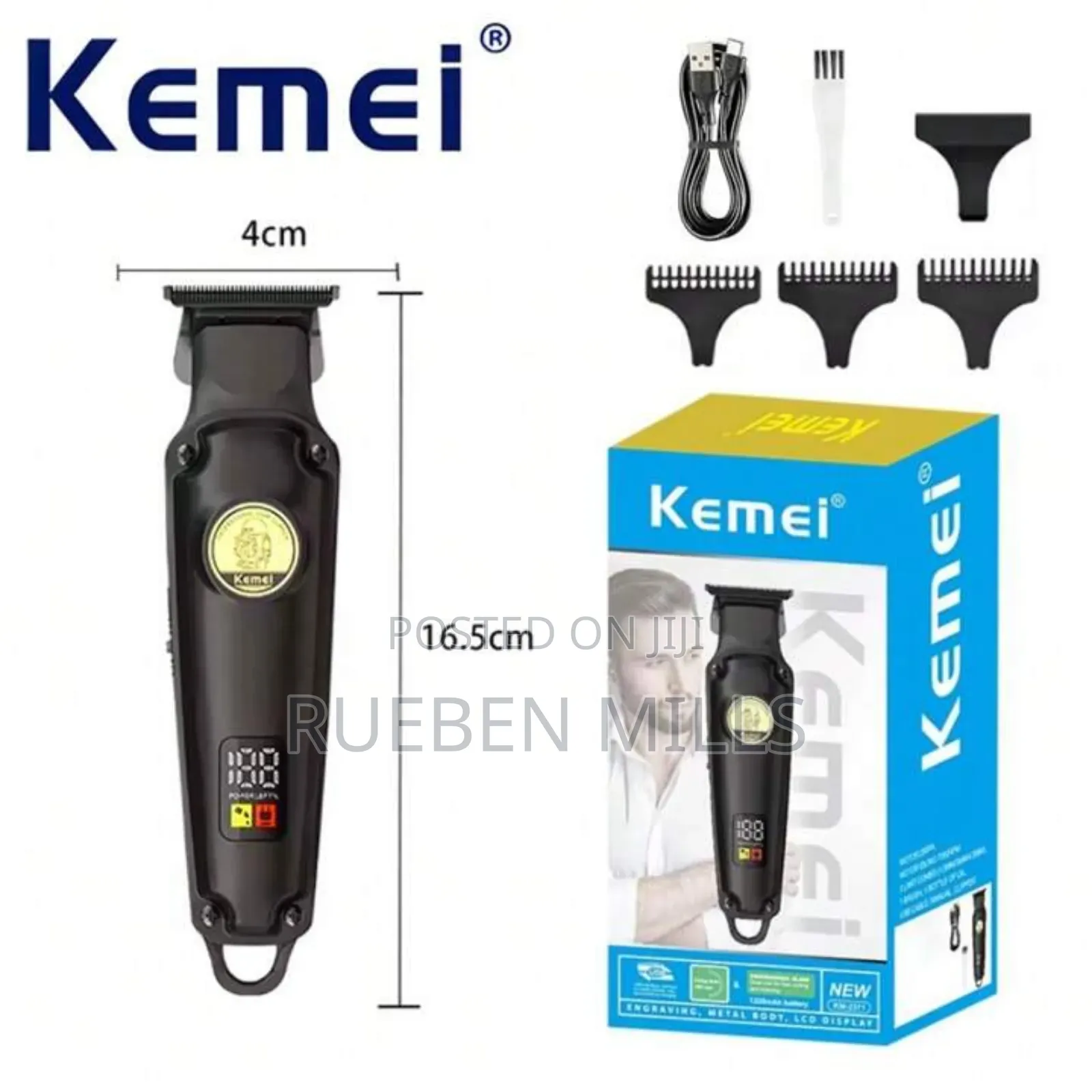 Best-High-Quality Kemei Km2371 Razor Sharp Beard Trimmer