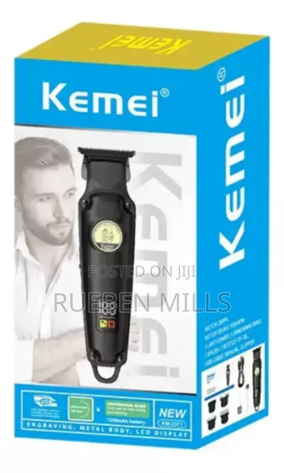 Best-High-Quality Kemei Km2371 Razor Sharp Beard Trimmer