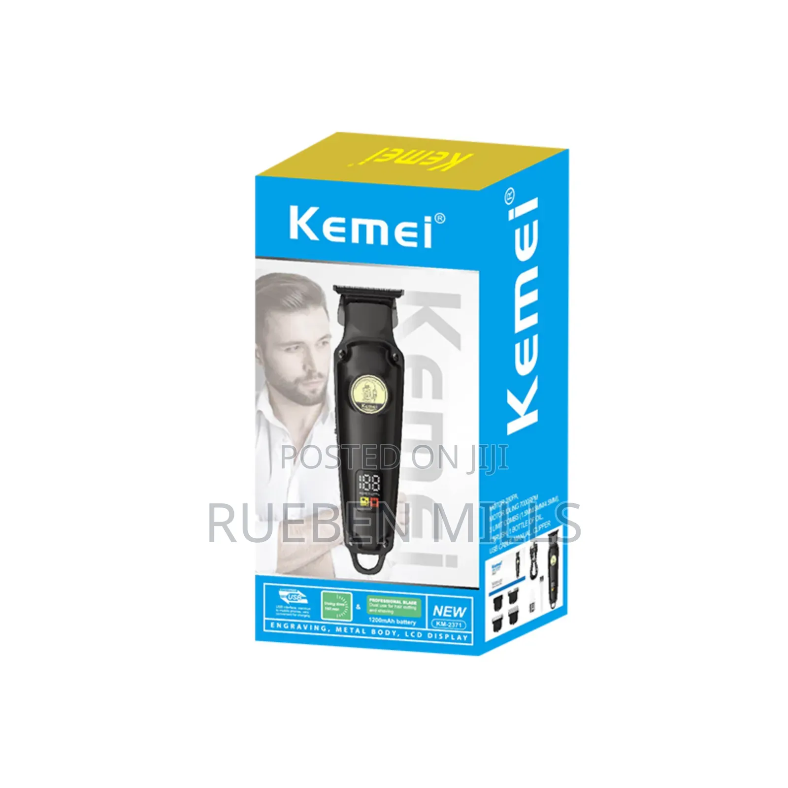 Best-High-Quality Kemei Km2371 Razor Sharp Beard Trimmer