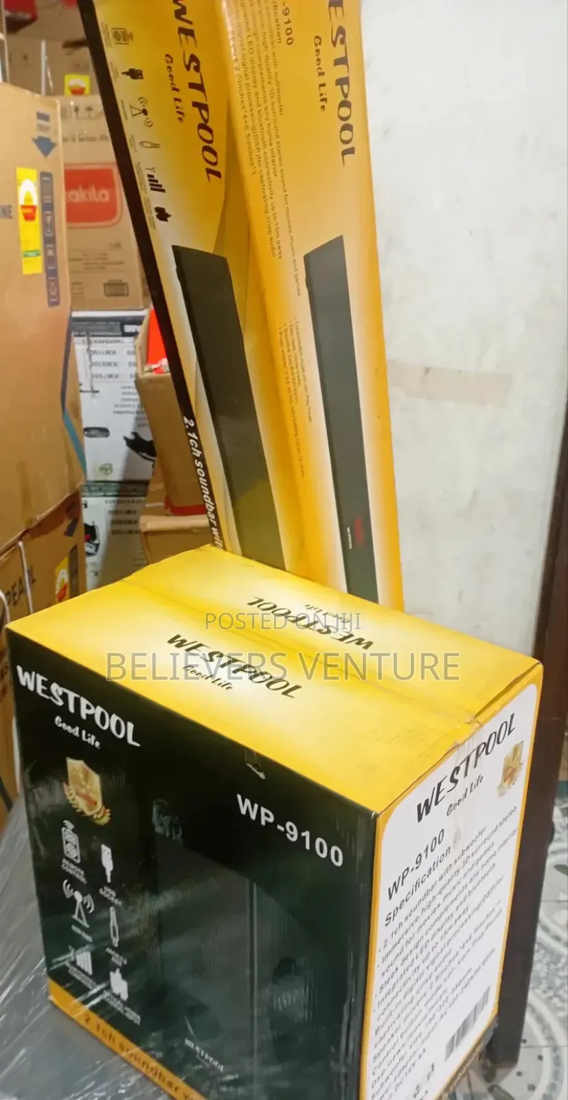 Authentic Westpool Sound Bar With Subwoofer Westpool